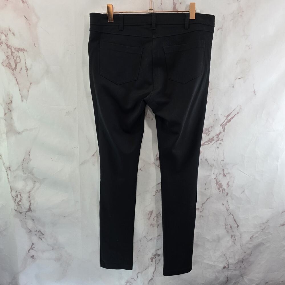 J Mclaughlin Pants Womens 6 X 29 Black Ponte High Rise Skinny Ankle Stretchy